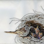 "Nest" 2008, collage, 8.5"x8.5"